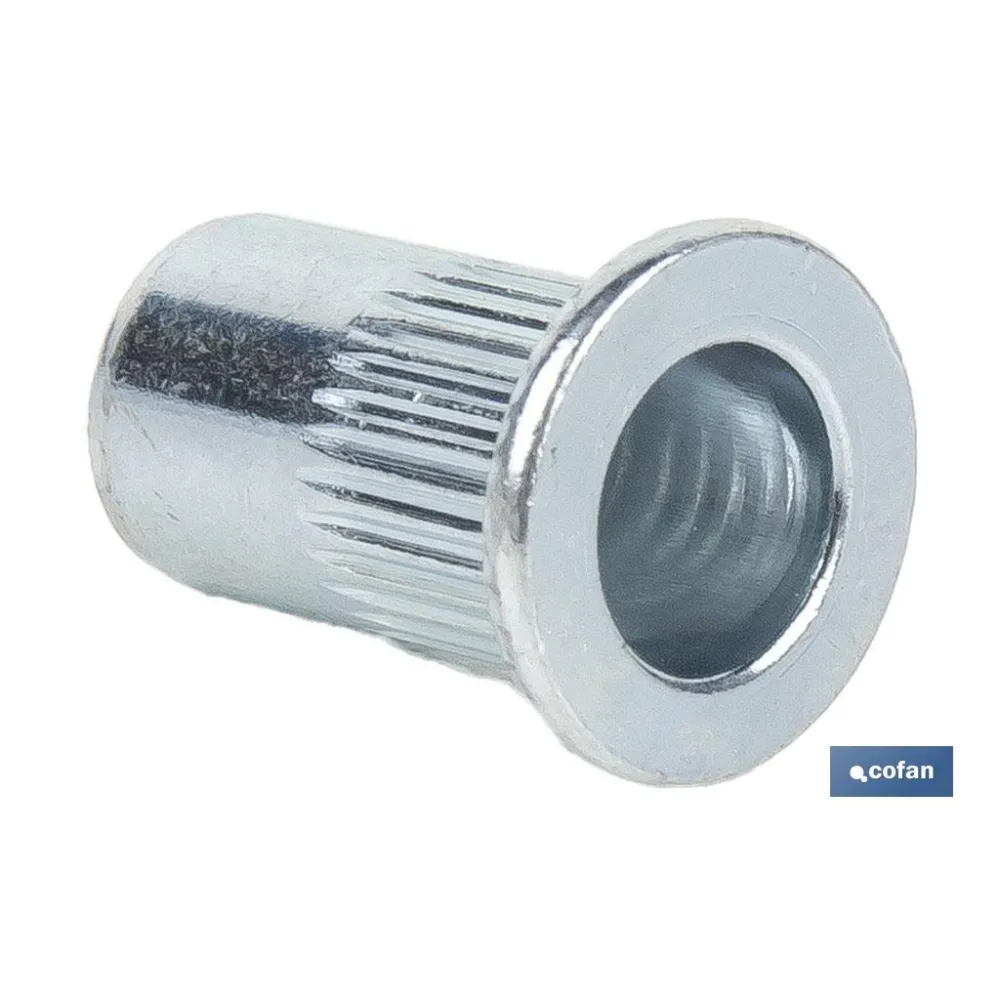 Comprar TUERCAS REMACHABLES RANURADAS ANCHA Cofan | almacendeferreteriacor.es