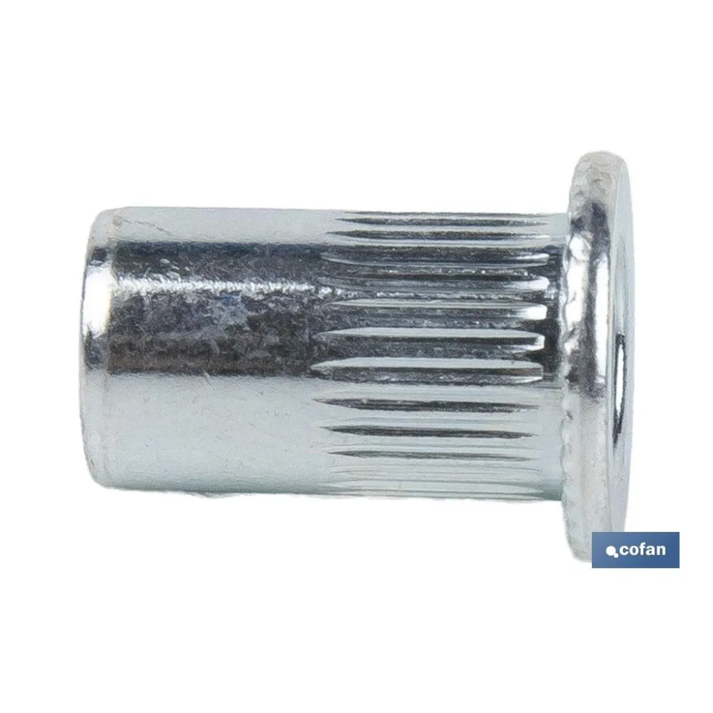 Comprar TUERCAS REMACHABLES RANURADAS ANCHA Cofan | almacendeferreteriacor.es