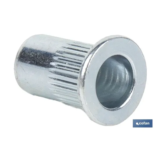 Comprar TUERCAS REMACHABLES RANURADAS ANCHA Cofan | almacendeferreteriacor.es