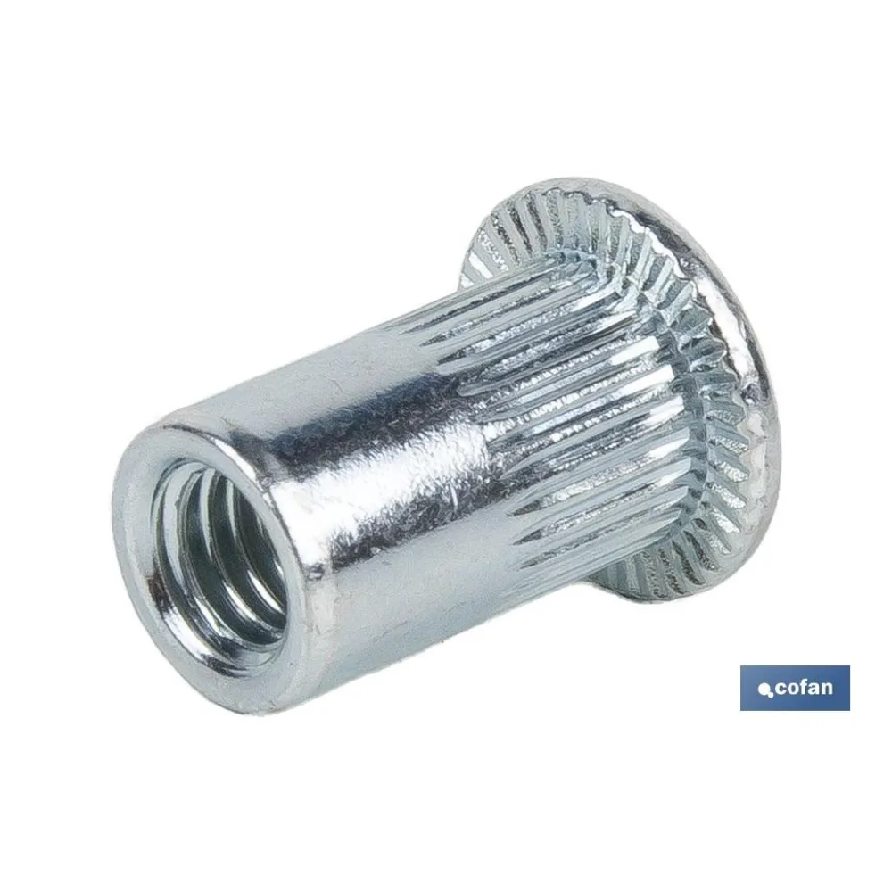 Comprar TUERCAS REMACHABLES RANURADAS ANCHA Cofan | almacendeferreteriacor.es