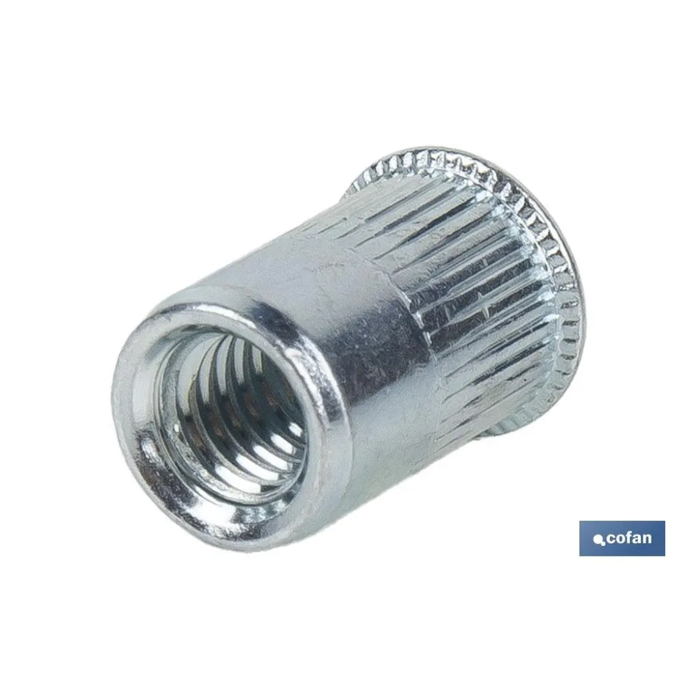 Comprar TUERCAS REMACHABLES RANURADAS CABEZ Cofan | almacendeferreteriacor.es