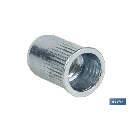 Comprar TUERCAS REMACHABLES RANURADAS CABEZ Cofan | almacendeferreteriacor.es
