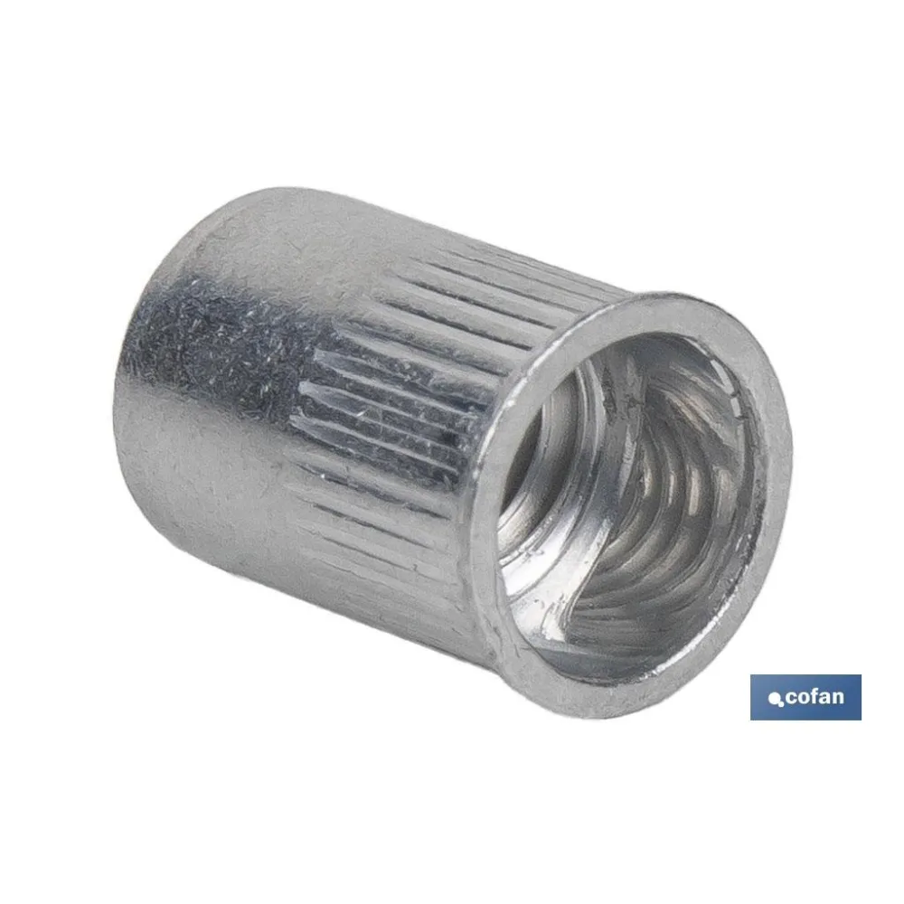 Comprar TUERCAS REMACHABLES CILÍNDRICAS RAN Cofan | almacendeferreteriacor.es