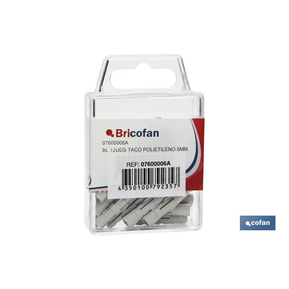 Comprar BL 22 UDS TACO POLIETILENO 4 MM. (P Cofan | almacendeferreteriacor.es