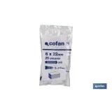 Comprar BOLSA 25 UDS TACO PLÁSTICO 5 MM (PA Cofan | almacendeferreteriacor.es