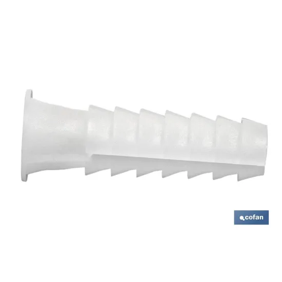 Comprar BOLSA 25 UDS TACO DE PLÁSTICO 5 MM  Cofan | almacendeferreteriacor.es