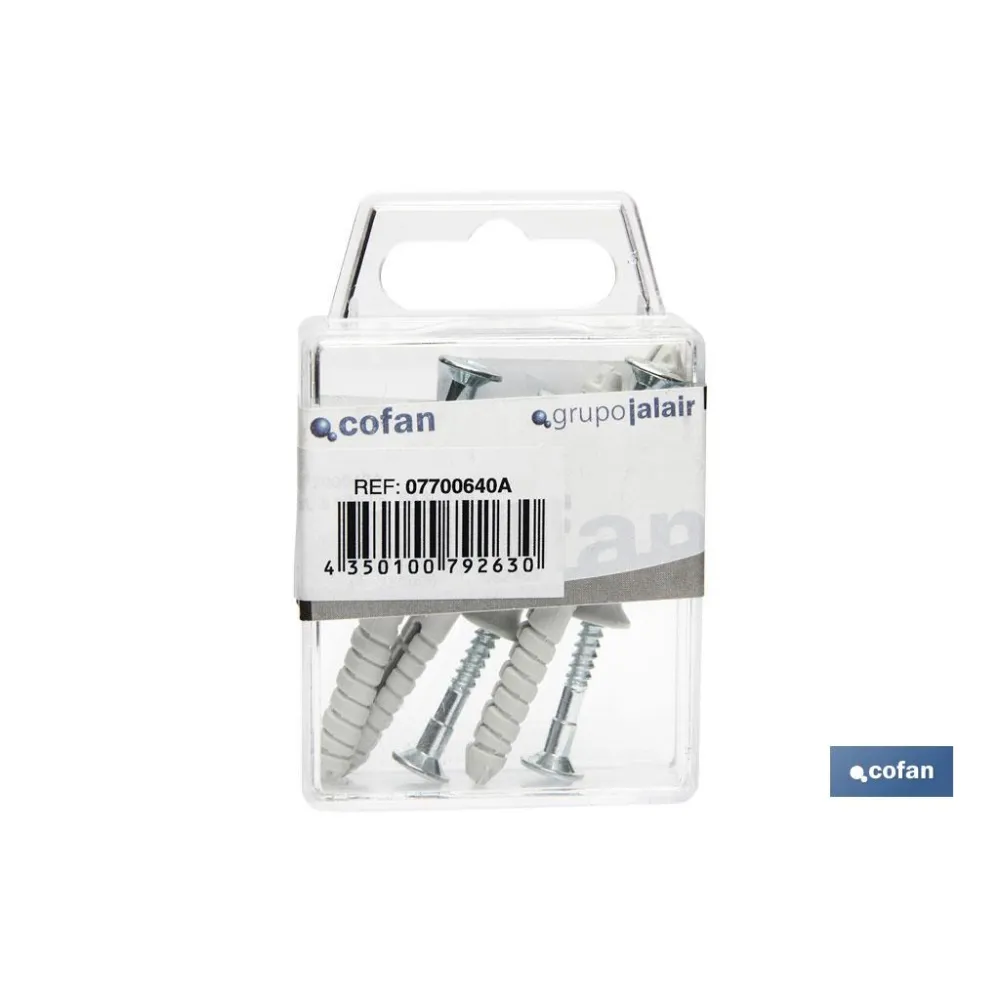 Comprar BL 2 UNITS 6X60 MM. (PACK: 10 UDS) Cofan | almacendeferreteriacor.es