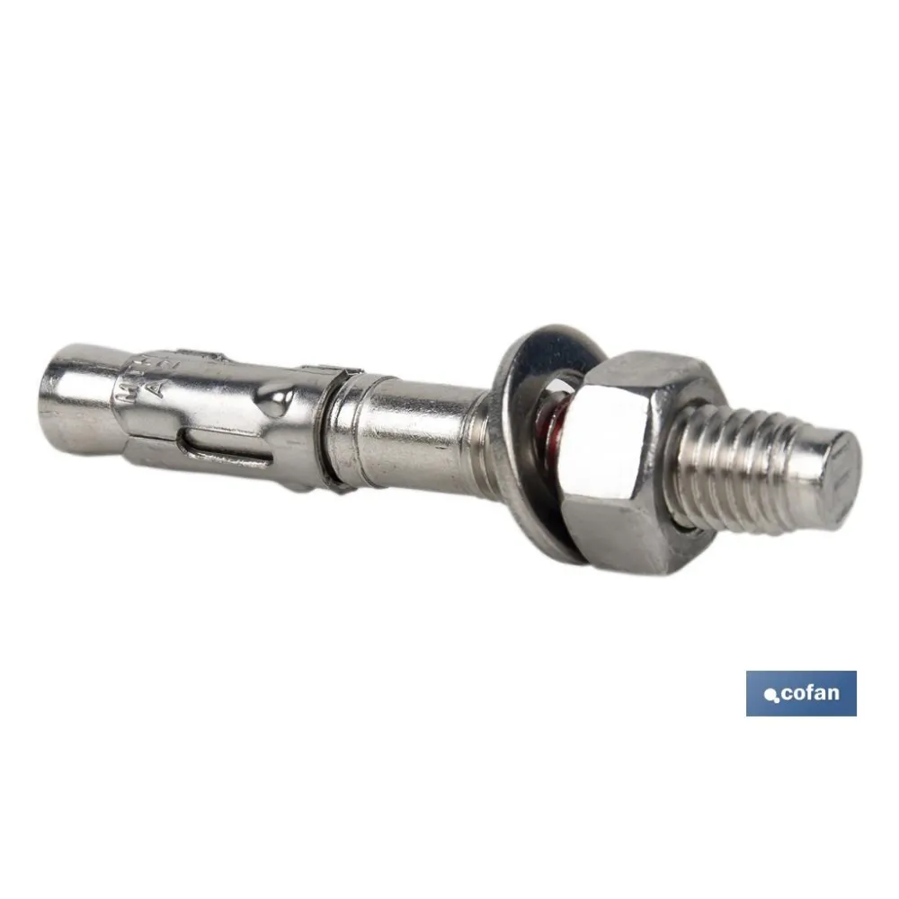 Comprar TACO ANCLAJE MTC  M 6x140  INOX (PA Cofan | almacendeferreteriacor.es