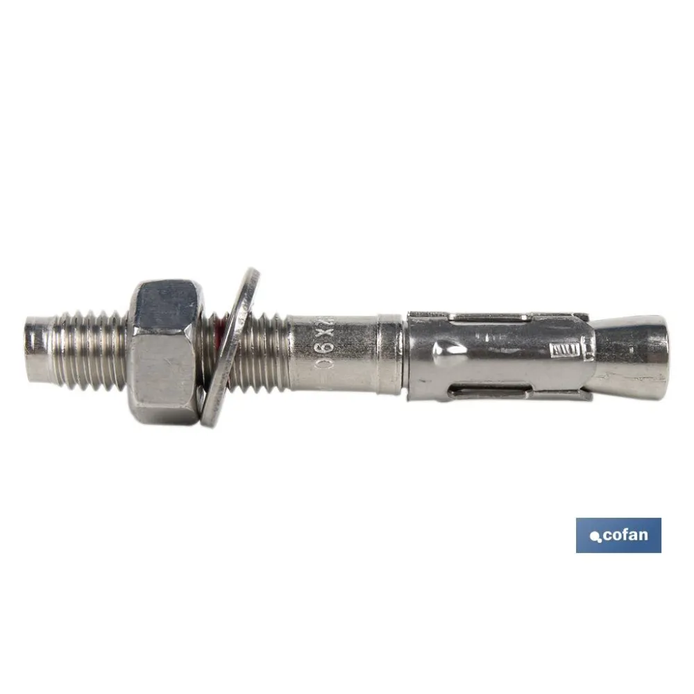 Comprar TACO ANCLAJE MTC  M 6x80  INOX (PAC Cofan | almacendeferreteriacor.es
