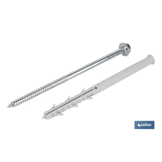 Comprar TACO LARGO DE GOLPE CON TORNILLO HE Cofan | almacendeferreteriacor.es