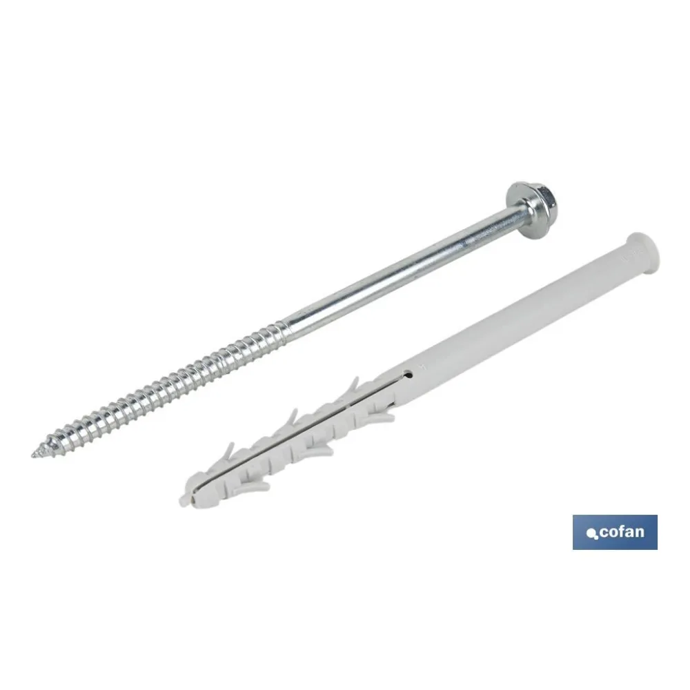 Comprar TACO LARGO DE GOLPE CON TORNILLO HE Cofan | almacendeferreteriacor.es