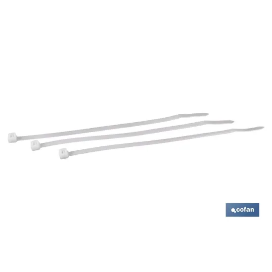 Comprar BRIDAS NYLON BLANCO 4,8 X 200 mm (P Cofan | almacendeferreteriacor.es