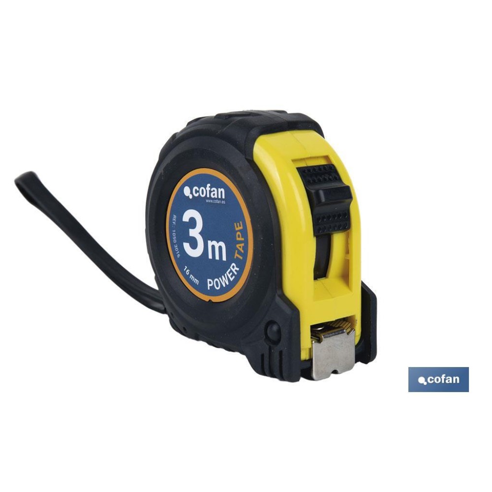 FLEXÓMETRO PROTEC. GOMA 16 MM X 3 M