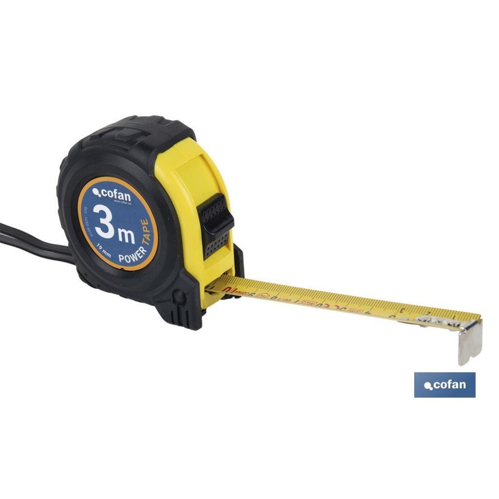 FLEXÓMETRO PROTEC. GOMA 19 MM X 3 M