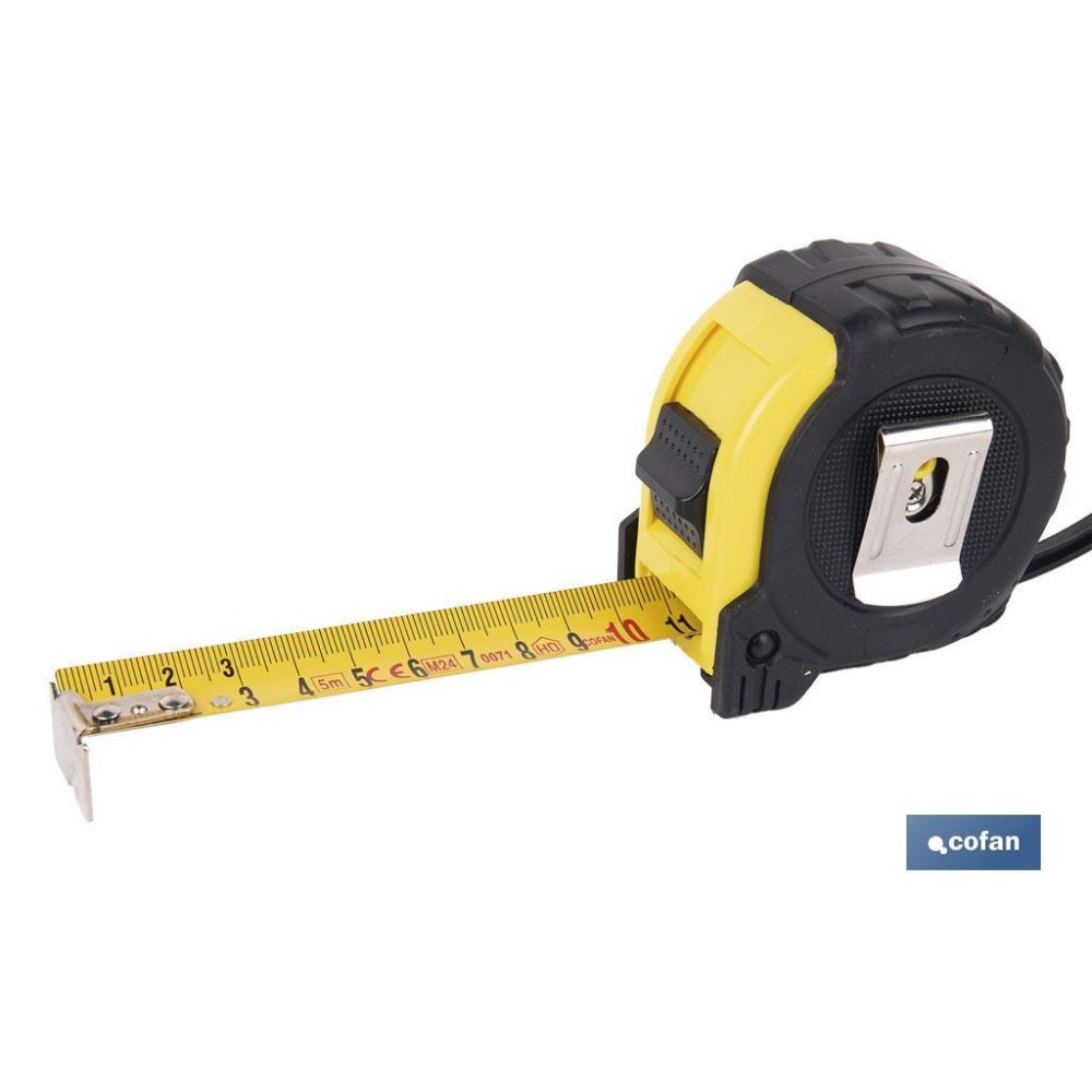 FLEXÓMETRO PROTEC. GOMA 25 MM X 5 M