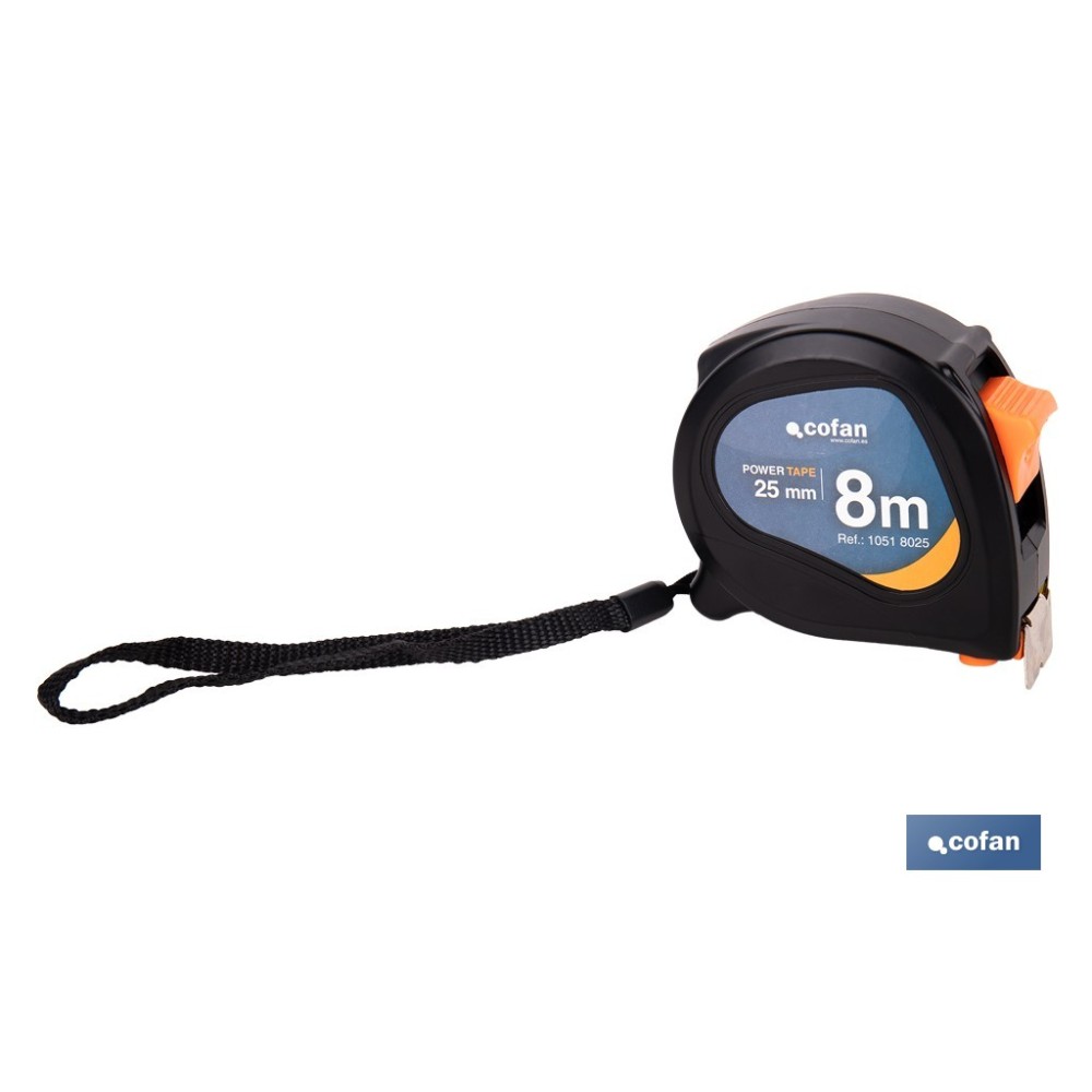 FLEXÓMETRO ANTIDESLIZANTE 25 MM X 8 M