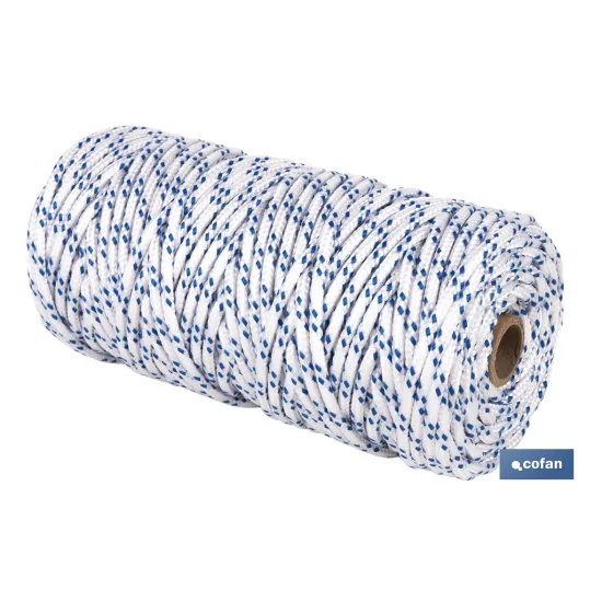 Comprar CUERDA TRENZADA POLI 6MM 100 MTS (P Cofan | almacendeferreteriacor.es