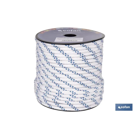 Comprar CUERDA TRENZADA POLI 8MM 50 MTS (PA Cofan | almacendeferreteriacor.es