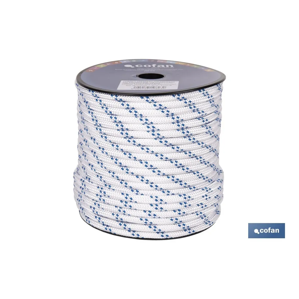 Comprar CUERDA TRENZADA POLI 8MM 50 MTS (PA Cofan | almacendeferreteriacor.es