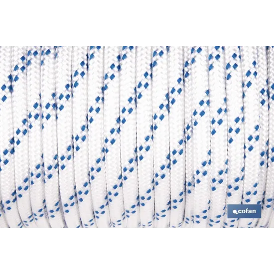 Comprar CUERDA TRENZADA POLI 8MM 50 MTS (PA Cofan | almacendeferreteriacor.es