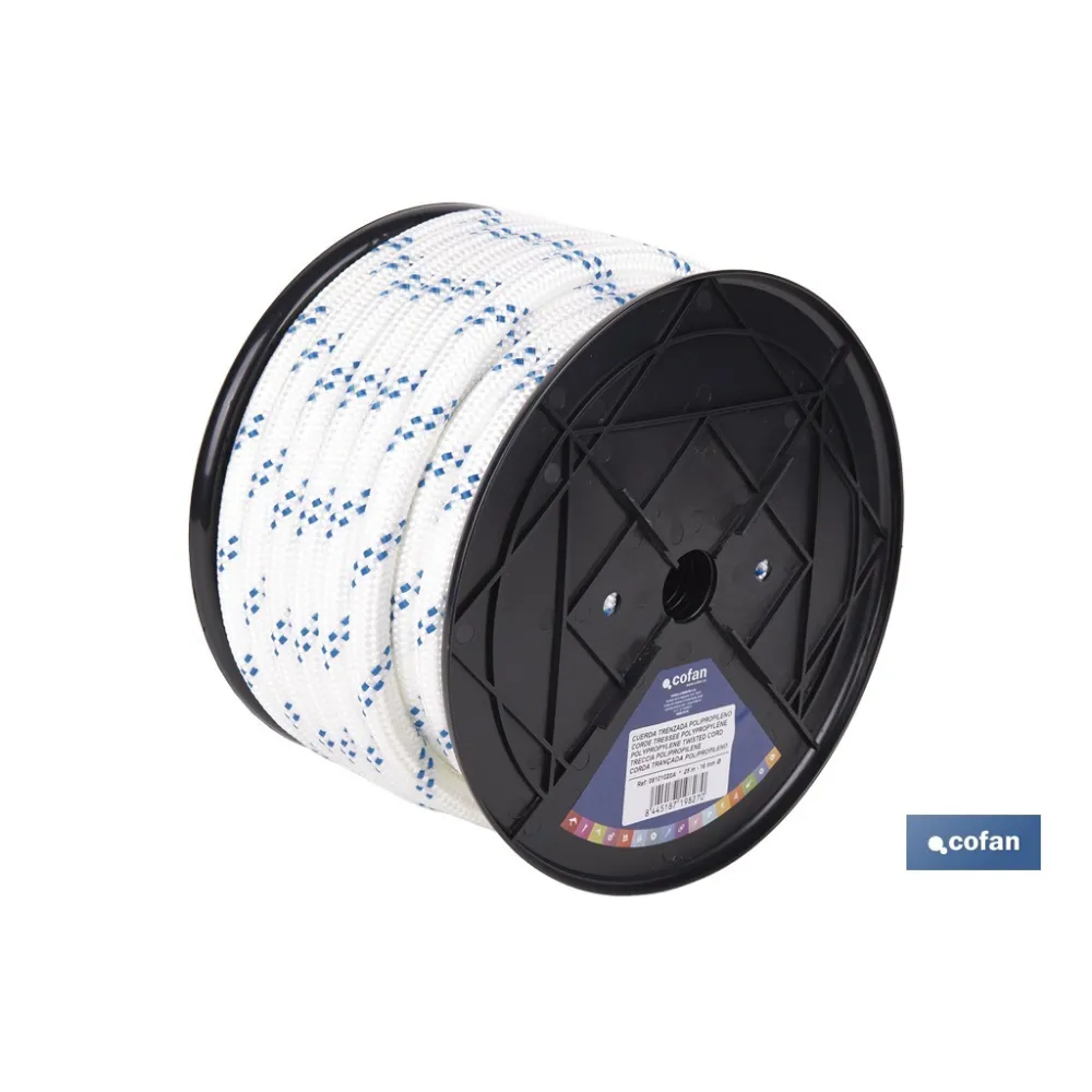 Comprar CUERDA TRENZADA POLI 16MM 25 MTS (P Cofan | almacendeferreteriacor.es