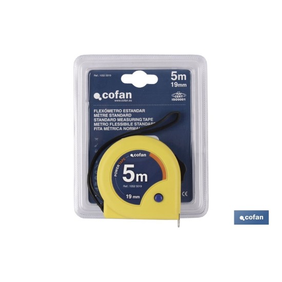FLEXÓMETRO 19 MM X 5 M