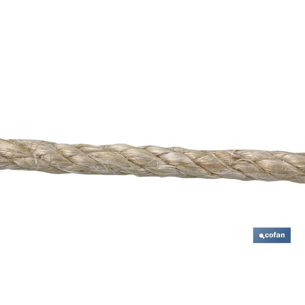 Comprar CUERDA SISAL 4 CABOS 6 MM 100 MTS N Cofan | almacendeferreteriacor.es