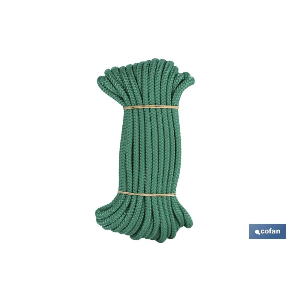 Comprar MADEJA CUERDA TRENZADA POLI 8MM 10M Cofan | almacendeferreteriacor.es