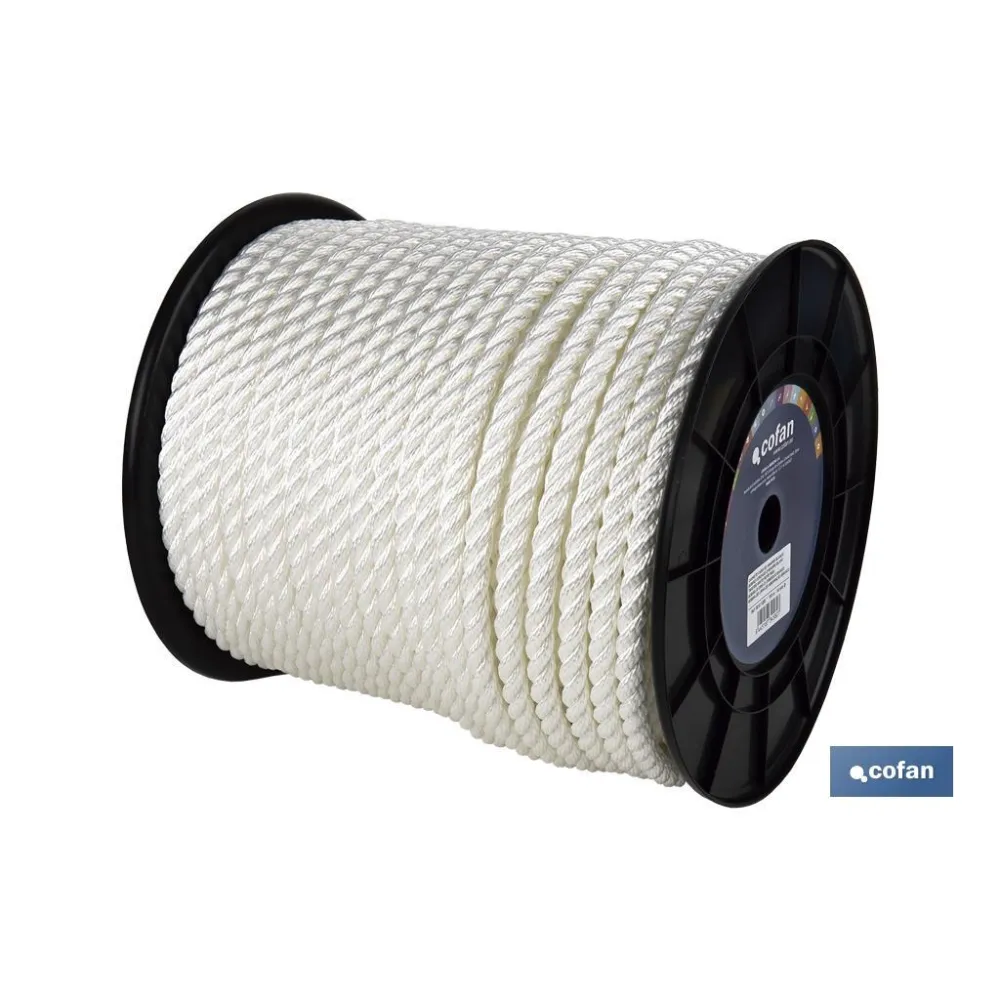 Comprar CARRETE CABO DE AMARRE 8 MM 200 M B Cofan | almacendeferreteriacor.es