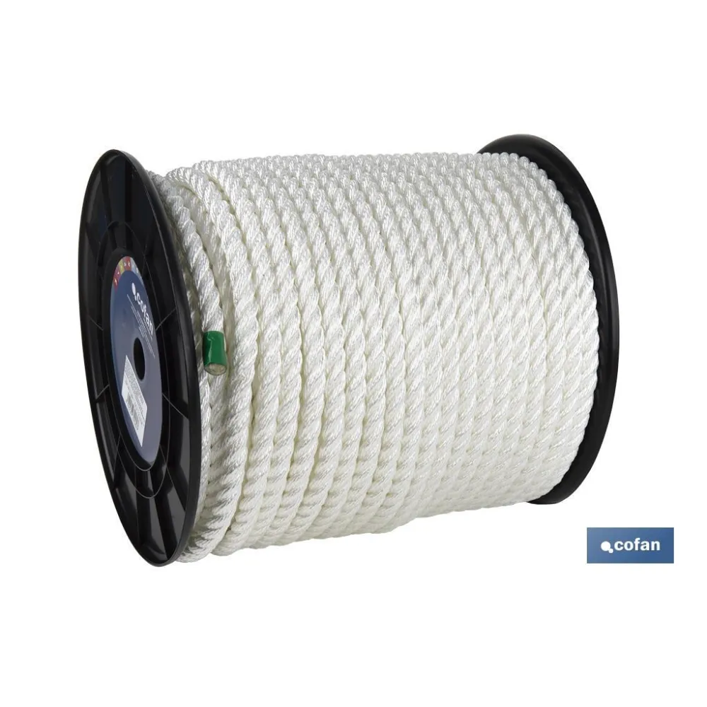 Comprar CARRETE CABO DE AMARRE 8 MM 200 M B Cofan | almacendeferreteriacor.es