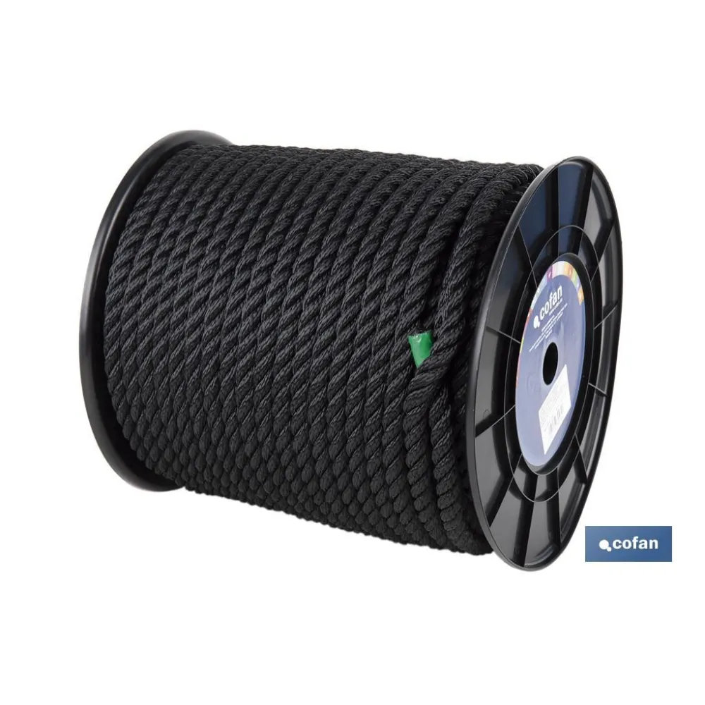 Comprar CARRETE CABO DE AMARRE 8 MM 200 M N Cofan | almacendeferreteriacor.es