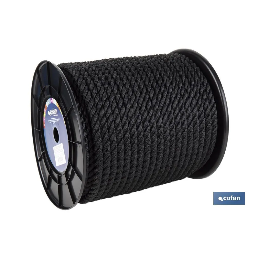 Comprar CARRETE CABO DE AMARRE 8 MM 200 M N Cofan | almacendeferreteriacor.es