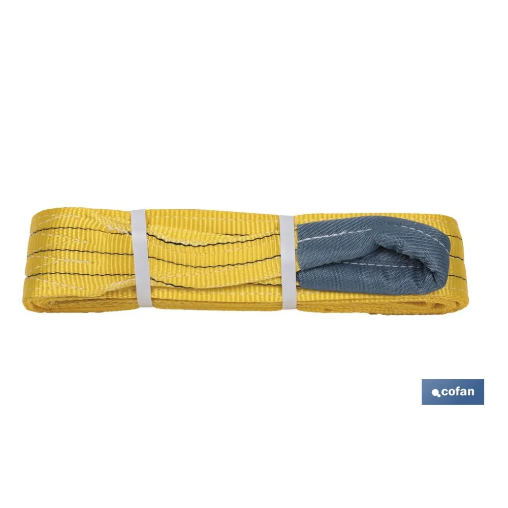 Comprar ESLINGA PLANA POLIESTER 2000KG X 3M Cofan | almacendeferreteriacor.es