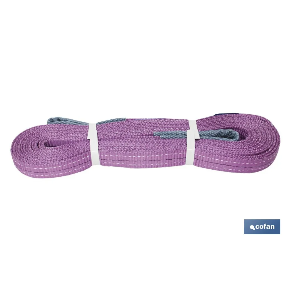 Comprar ESLINGA PLANA POLIESTER 2000KG X 4M Cofan | almacendeferreteriacor.es