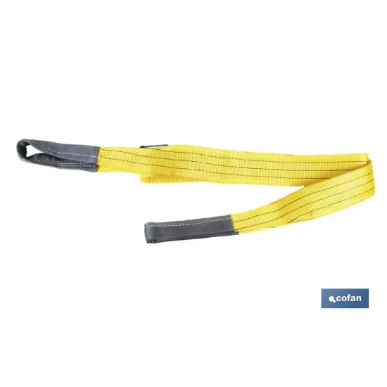Comprar ESLINGA PLANA POLIESTER 2000KG X 8M Cofan | almacendeferreteriacor.es