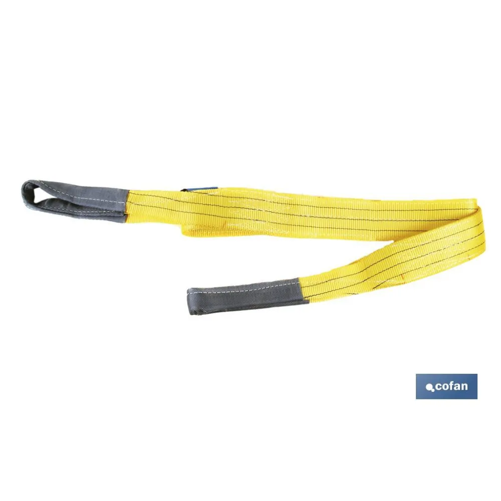 Comprar ESLINGA PLANA POLIESTER 2000KG X 8M Cofan | almacendeferreteriacor.es
