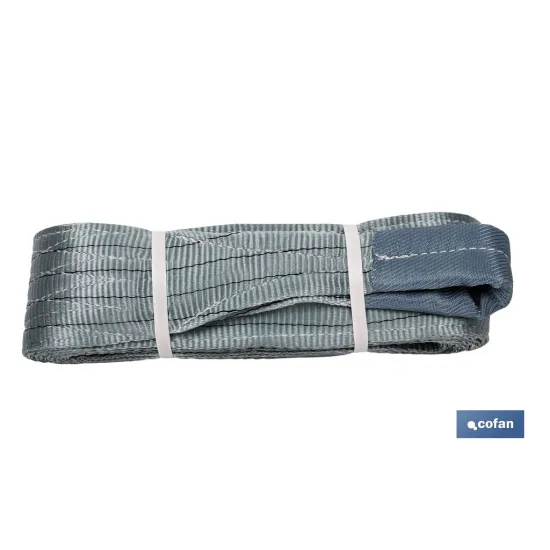 Comprar ESLINGA PLANA POLIESTER 4000KG X 6M Cofan | almacendeferreteriacor.es