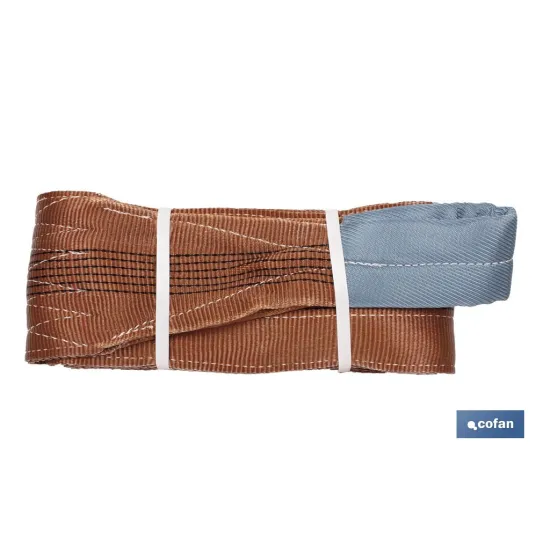 Comprar ESLINGA PLANA POLIESTER 6000KG X 10 Cofan | almacendeferreteriacor.es