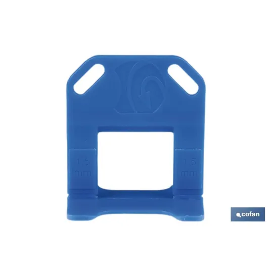 Comprar CLIP DE NIVELACIÓN 1,5 MM 300 UDS ( Cofan | almacendeferreteriacor.es
