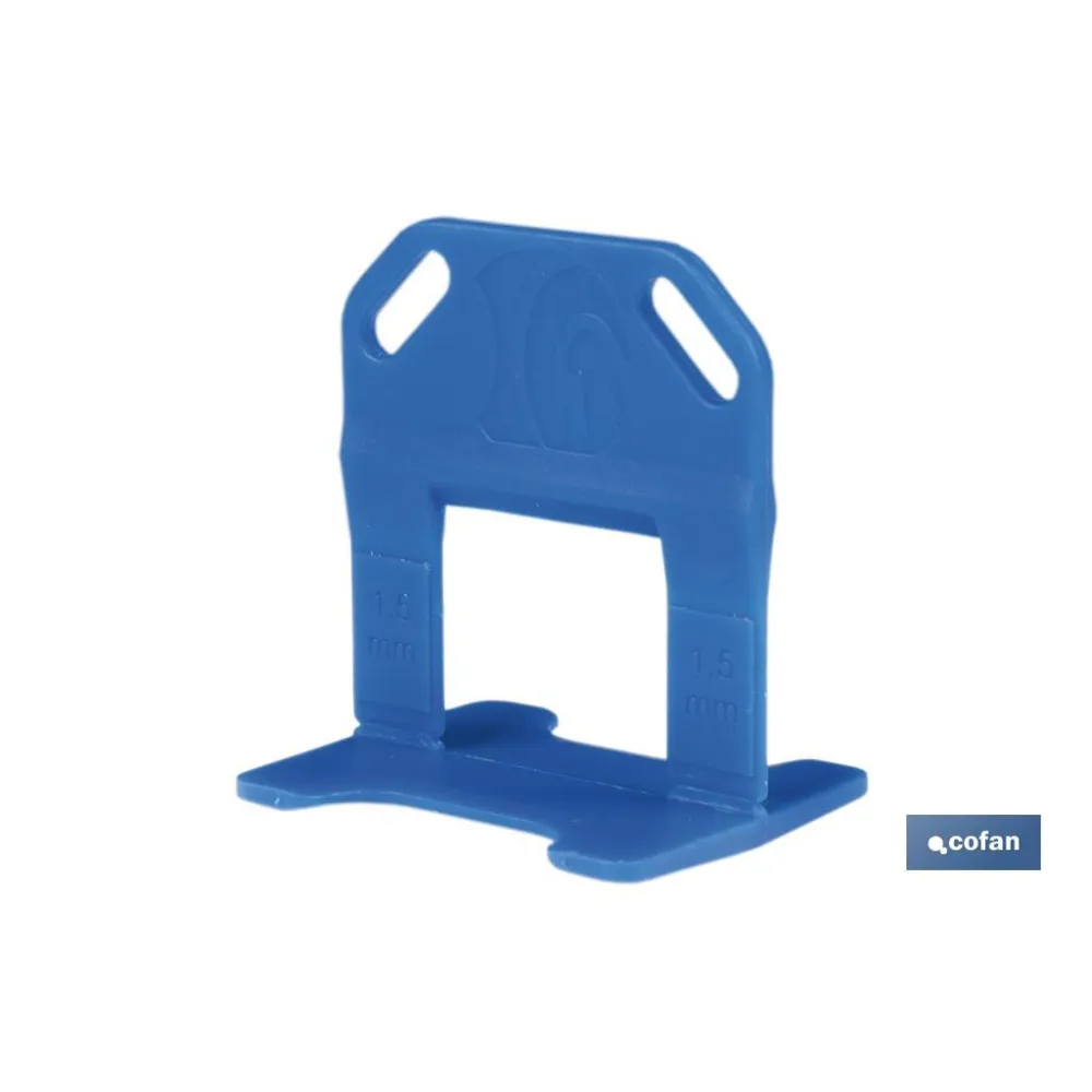 Comprar CLIP DE NIVELACIÓN 1,5 MM 300 UDS ( Cofan | almacendeferreteriacor.es