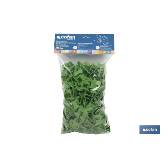 Comprar CLIP DE NIVELACIÓN 3,0 MM 300 UDS ( Cofan | almacendeferreteriacor.es