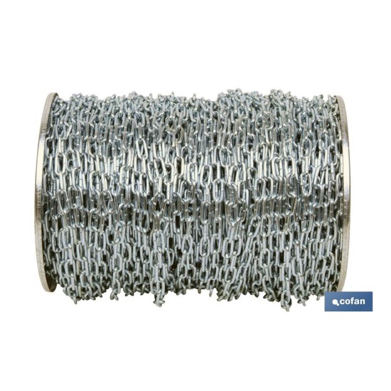 CADENA CINCADA DE 2 MM.  (200 M.)
