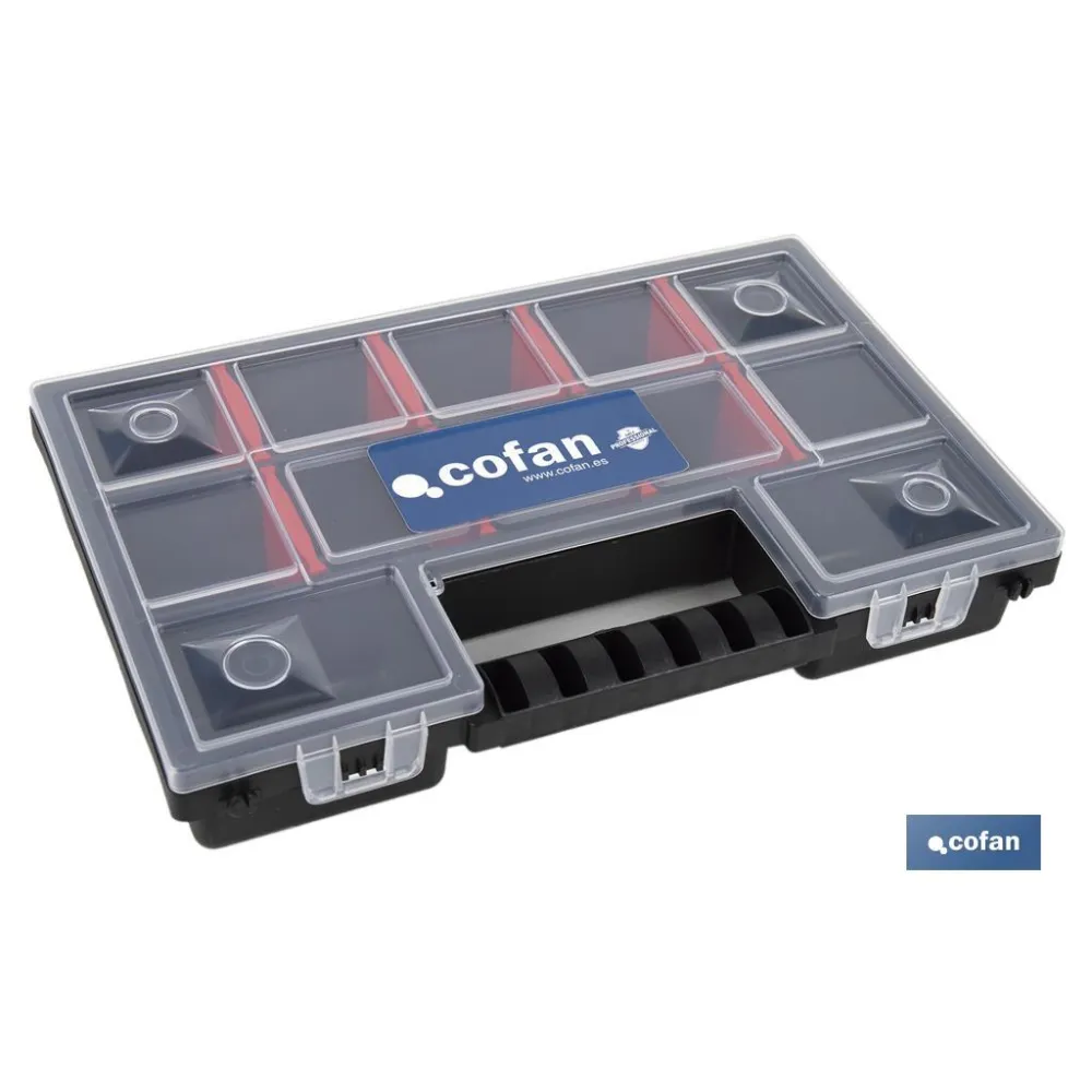 Comprar ESTUCHE ORGANIZADOR 12 COMPARTIMENT Cofan | almacendeferreteriacor.es