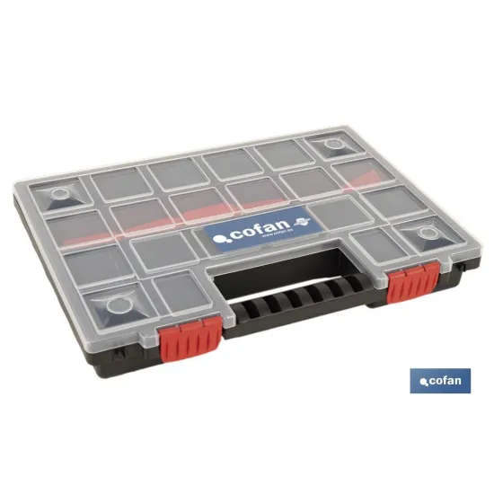 Comprar ESTUCHE ORGANIZADOR 20 COMPARTIMENT Cofan | almacendeferreteriacor.es
