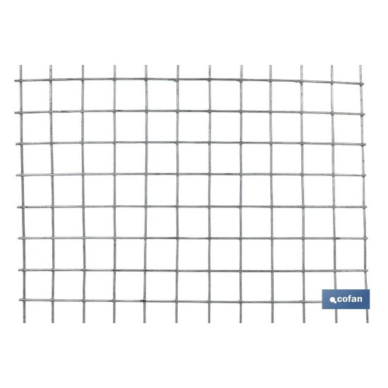 MALLA ELECTROSOLDADA GALV.13X13X0,9mm (0,6x25m)
