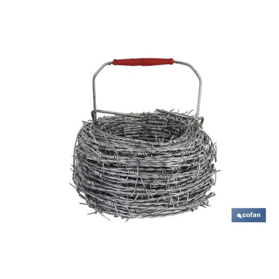 ALAMBRE DE ESPINO GALVANIZADO 1,7mm X 50m