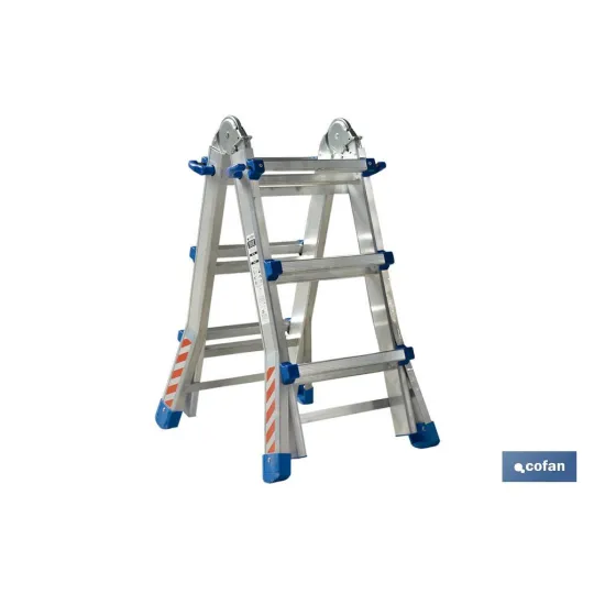 Comprar ESCALERA PLUS ALUMINIO MULTIPOSICIÓ Cofan | almacendeferreteriacor.es