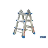Comprar ESCALERA PLUS ALUMINIO MULTIPOSICIÓ Cofan | almacendeferreteriacor.es