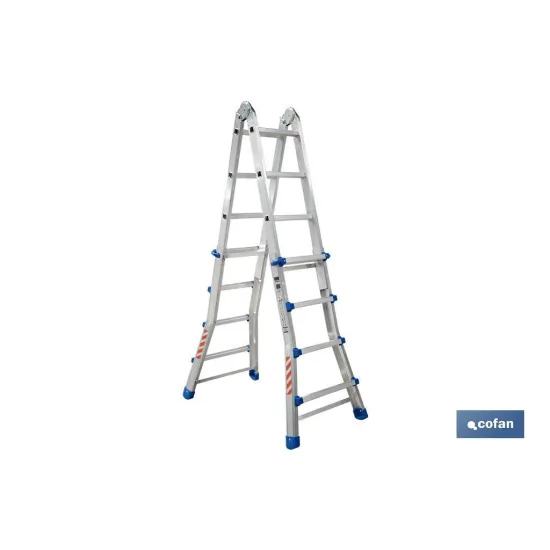 Comprar ESCALERA PLUS ALUMINIO MULTIPOSICIÓ Cofan | almacendeferreteriacor.es