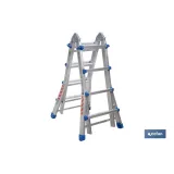 Comprar ESCALERA PLUS ALUMINIO MULTIPOSICIÓ Cofan | almacendeferreteriacor.es